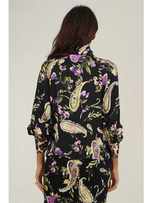 Camicia in viscosa fantasia LAFTY.LIE | 01R219FANTASIA NERO